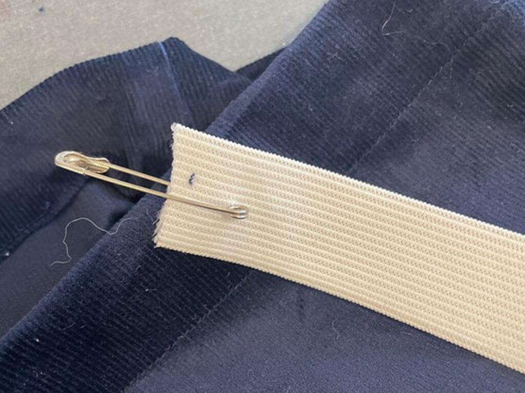 how to sew a simple elastic waist skirt 6
