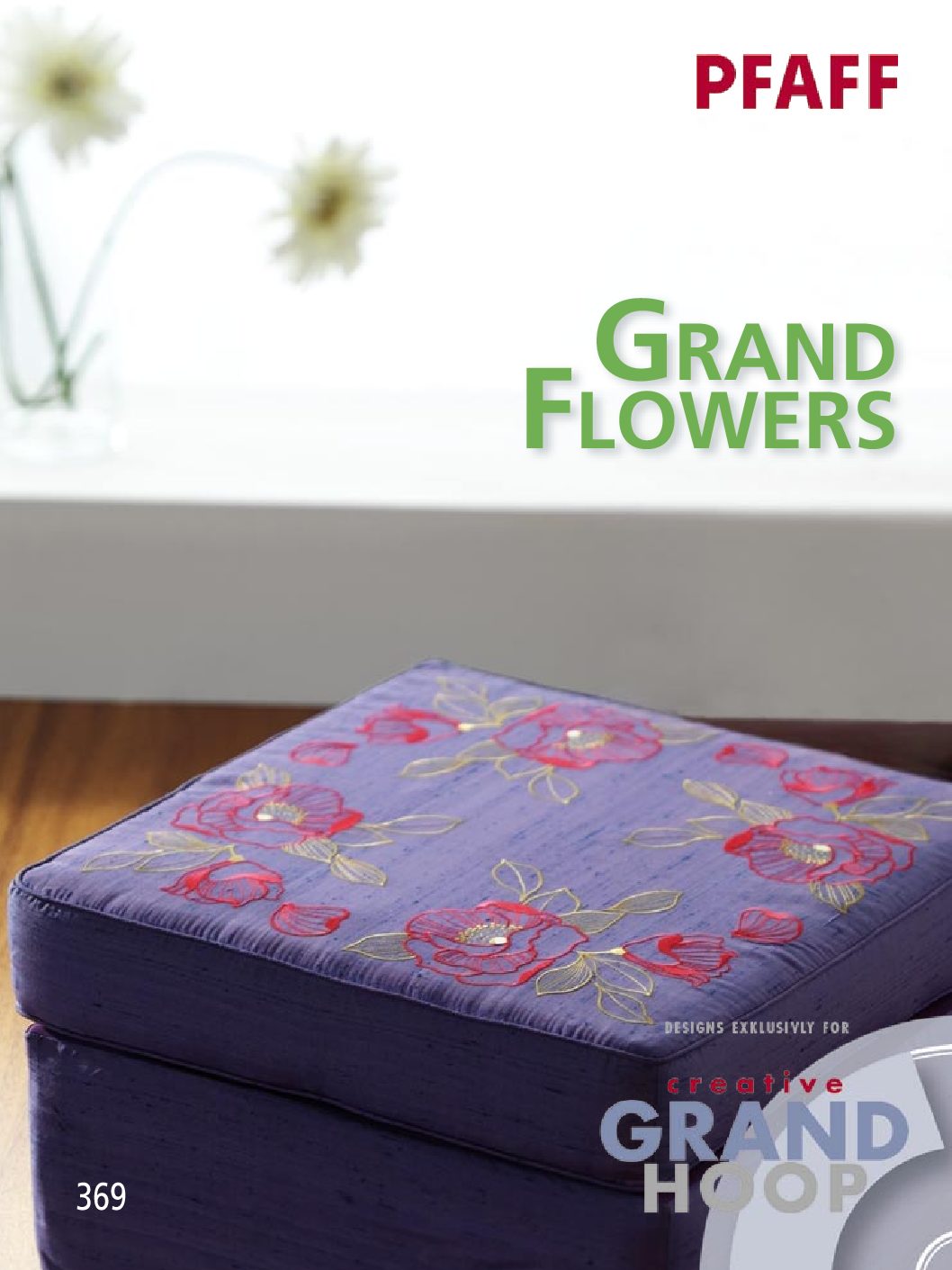 grand flowers embroidery memory card